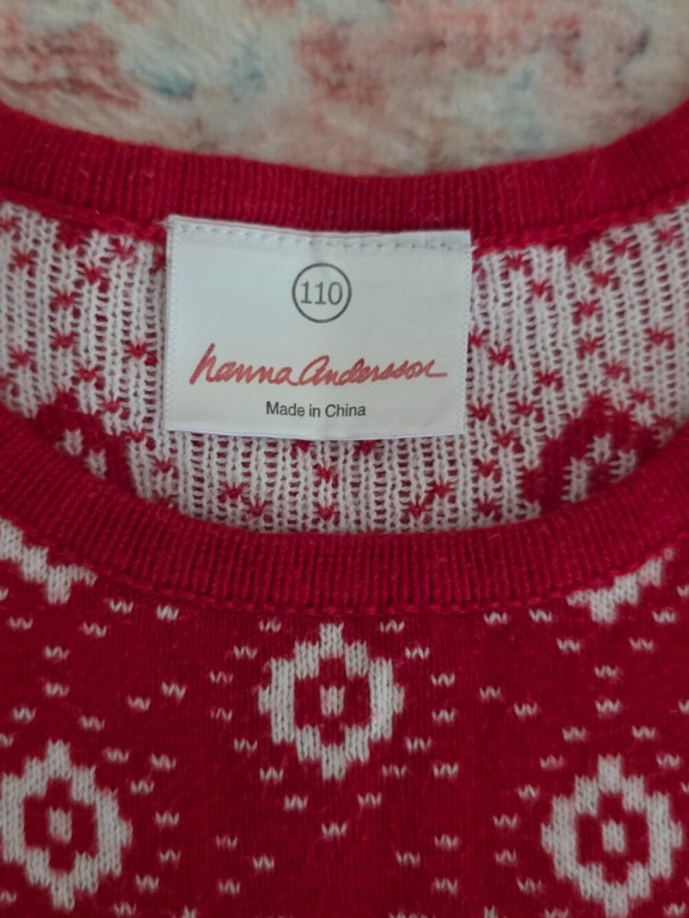 Hanna Andersson Fair Isle Sweater Dress - Picture 2 of 3